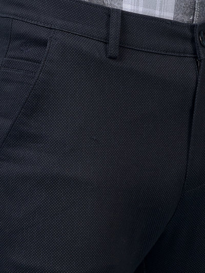 Black Printed Trousers