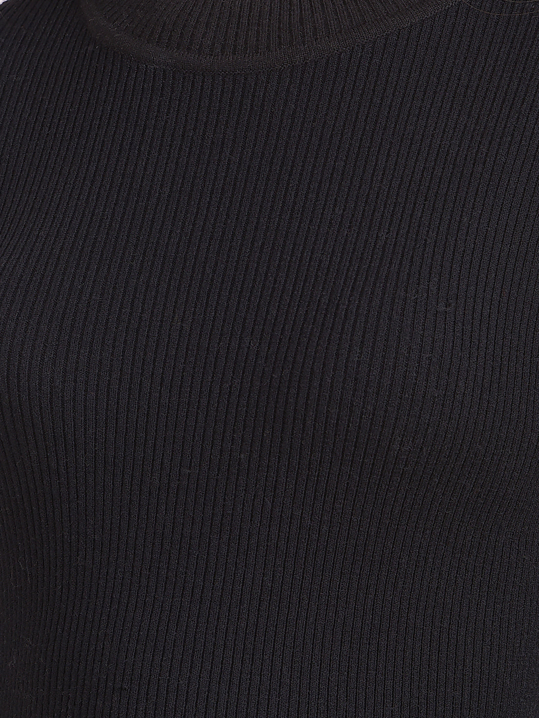 Black High Neck Sweater