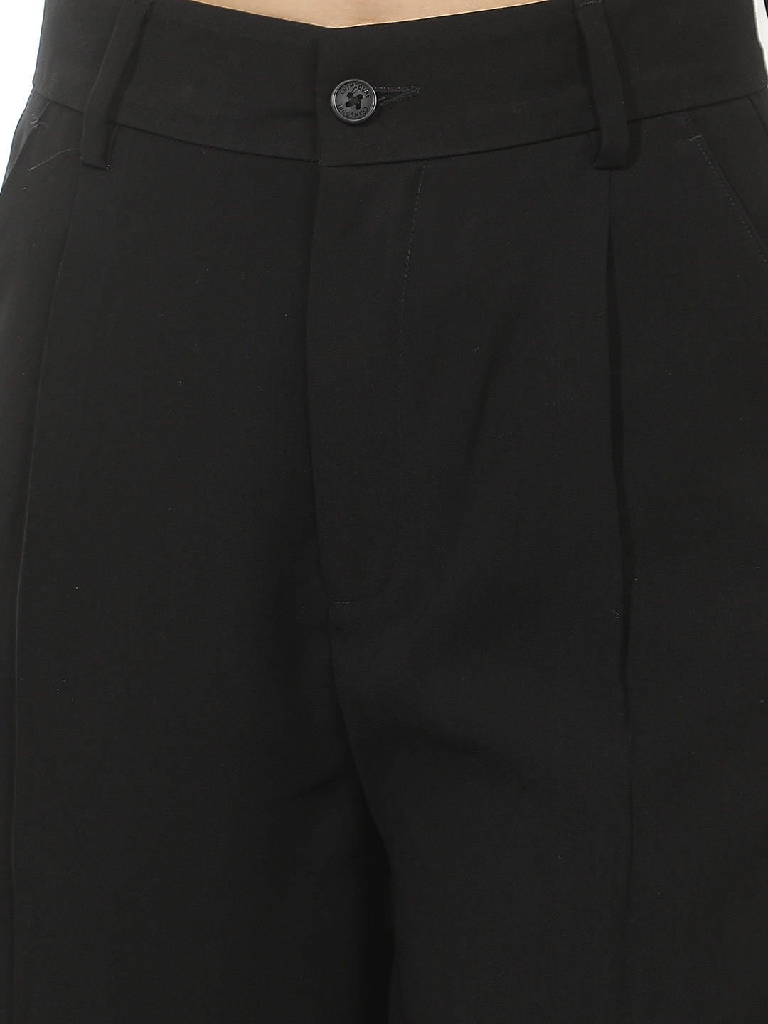 Black Wide Leg Trousers