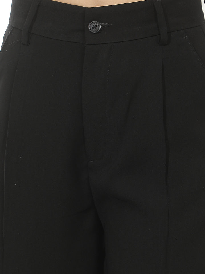 Black Wide Leg Trousers