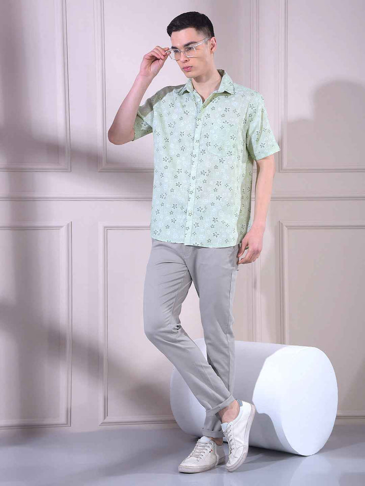 Grey Chinos Trousers