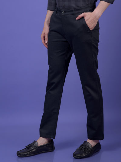 Black Printed Trousers