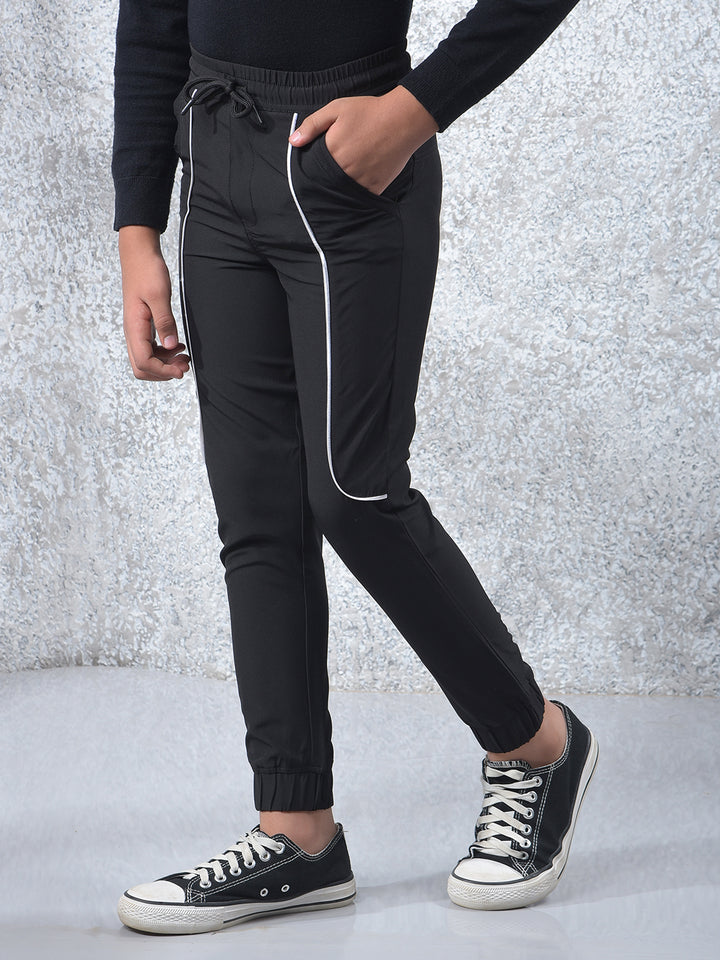 Flexible Black Joggers