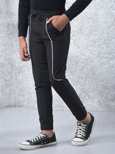 Flexible Black Joggers