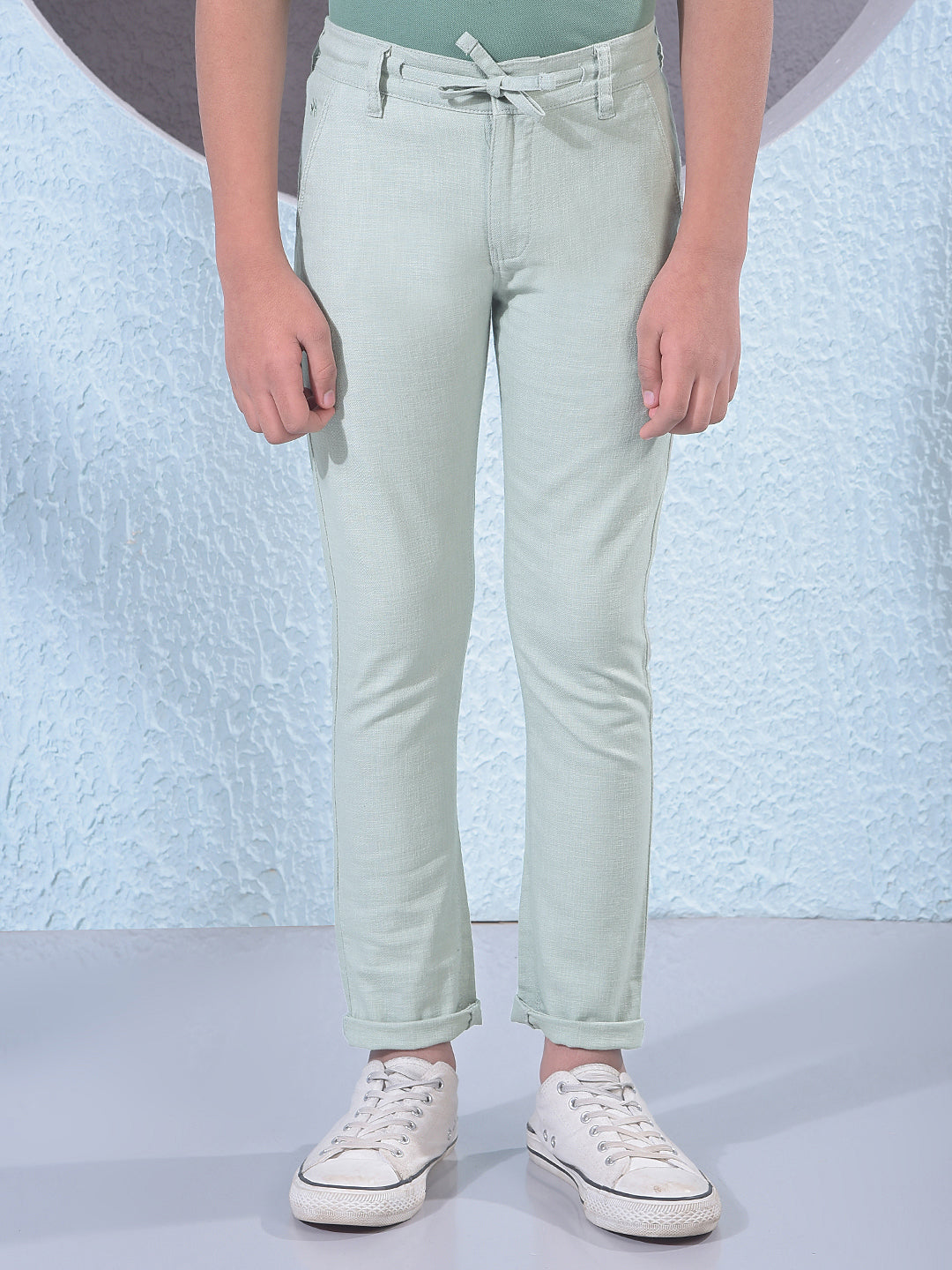 Green 100% Cotton Trousers