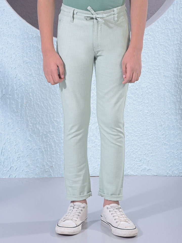 Green 100% Cotton Trousers