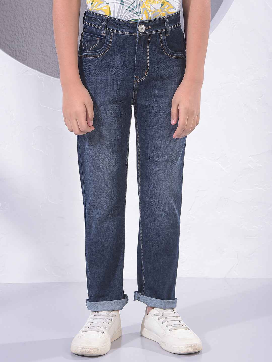 Dark Blue Classic Jeans