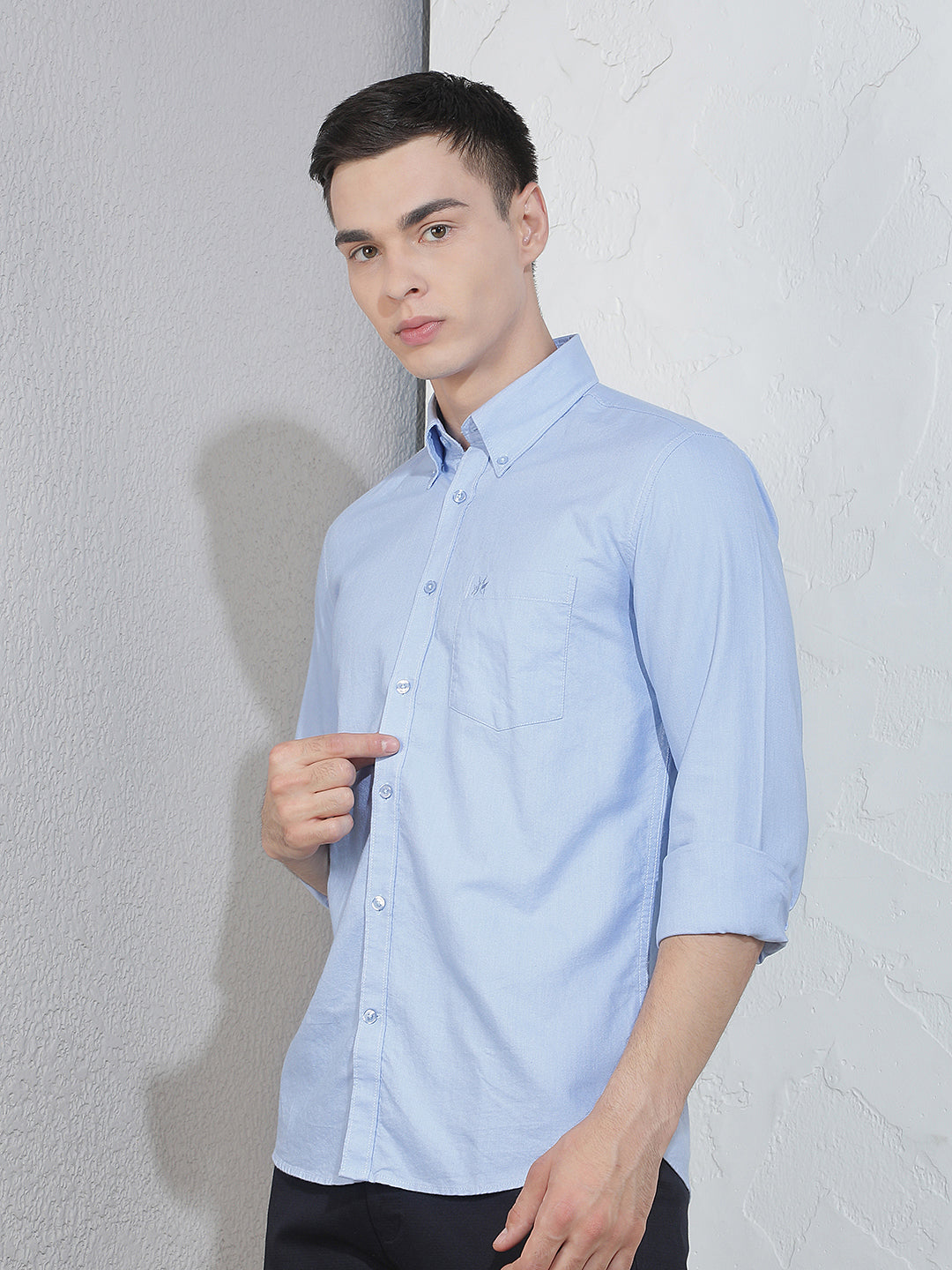 Sky Blue 100% Cotton Shirt