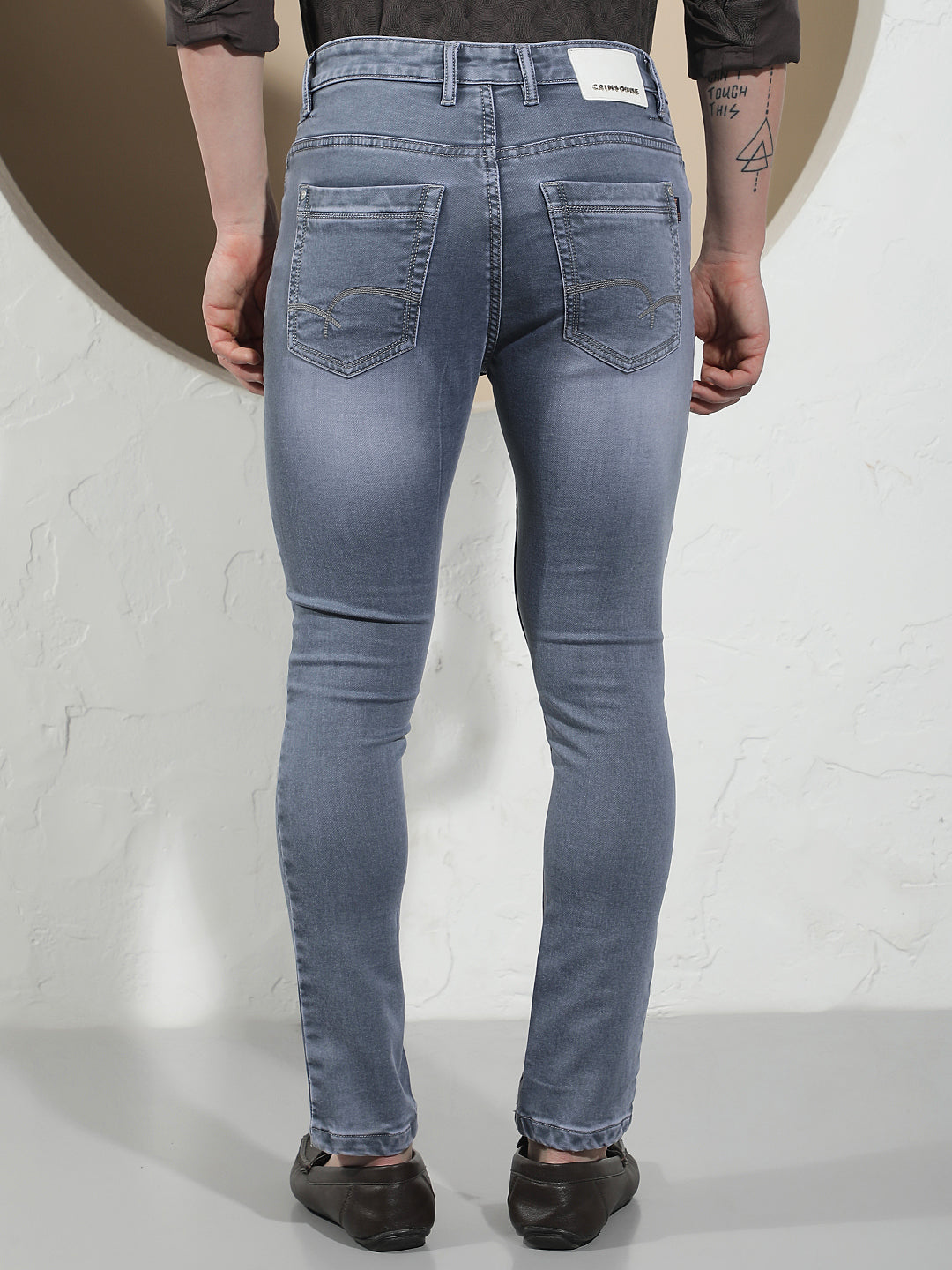 Chic Ash Grey Skinny Jeans
