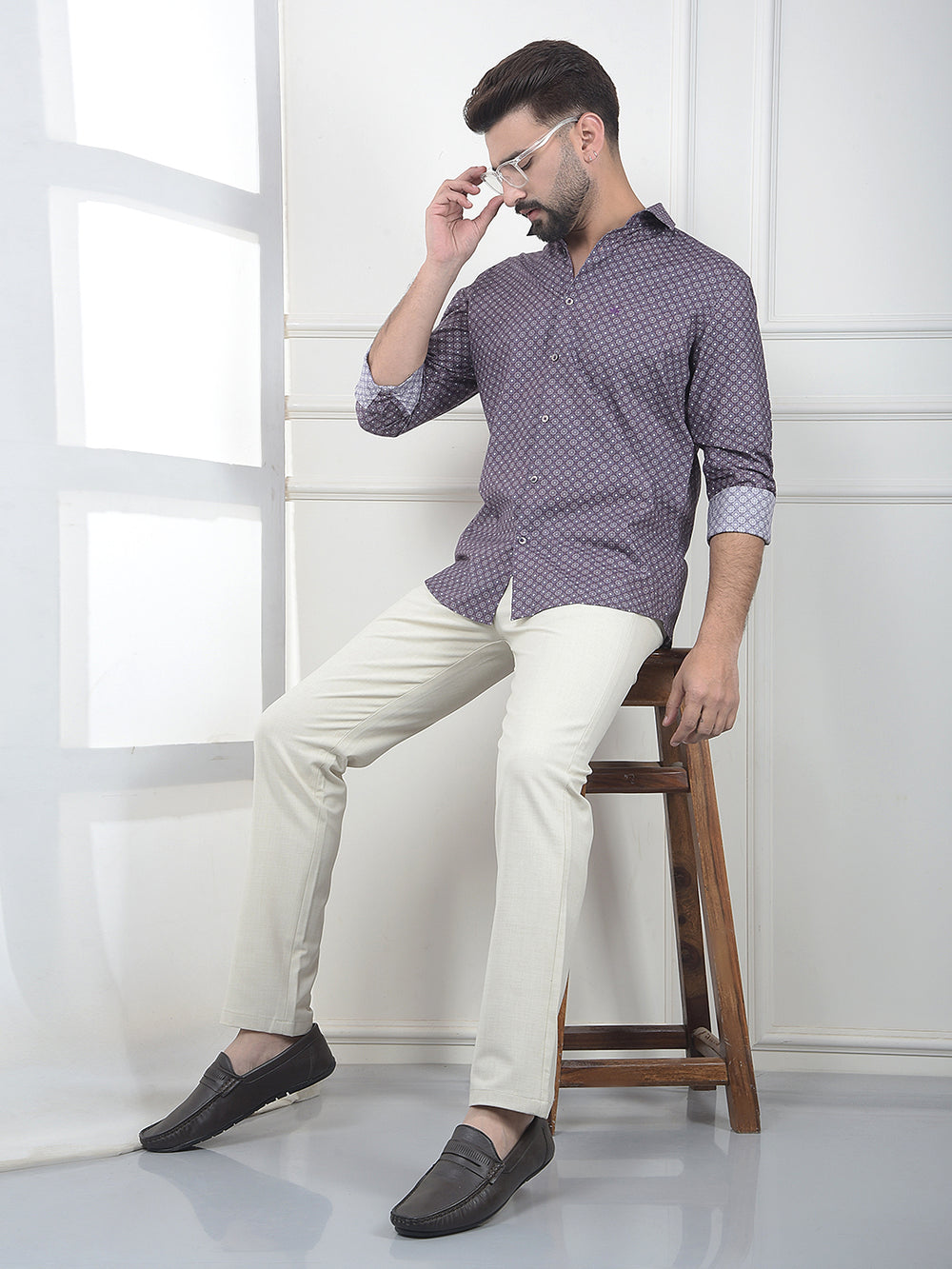 Beige Chino Trousers