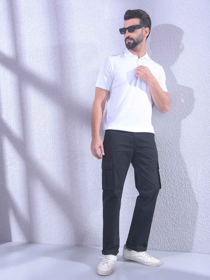 Elegant Cream Polo T-Shirt