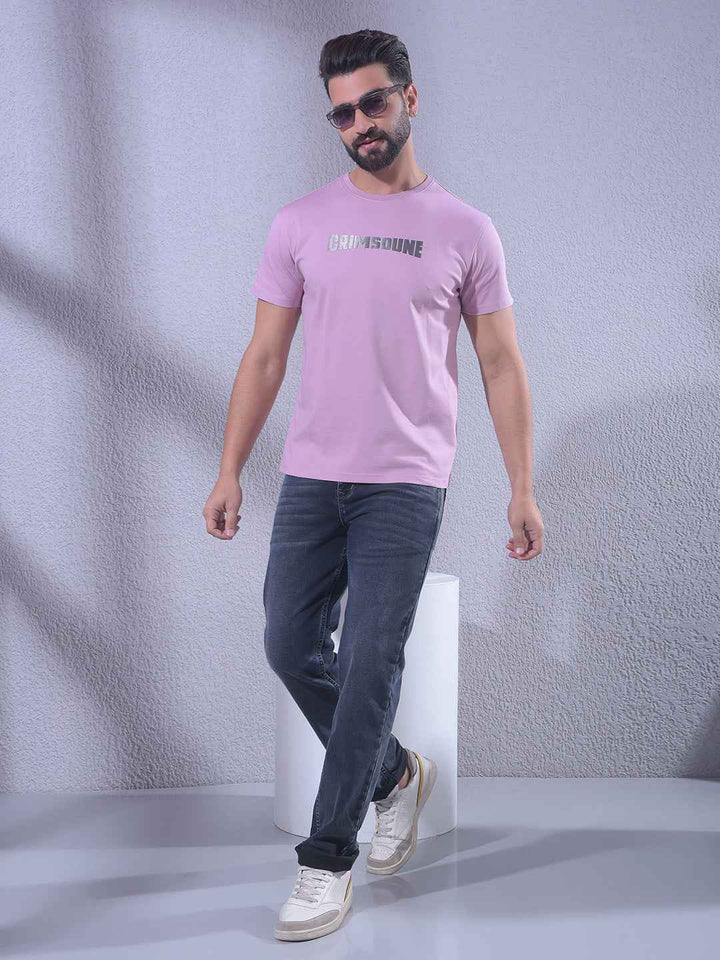 Pink Brand Logo T-Shirt