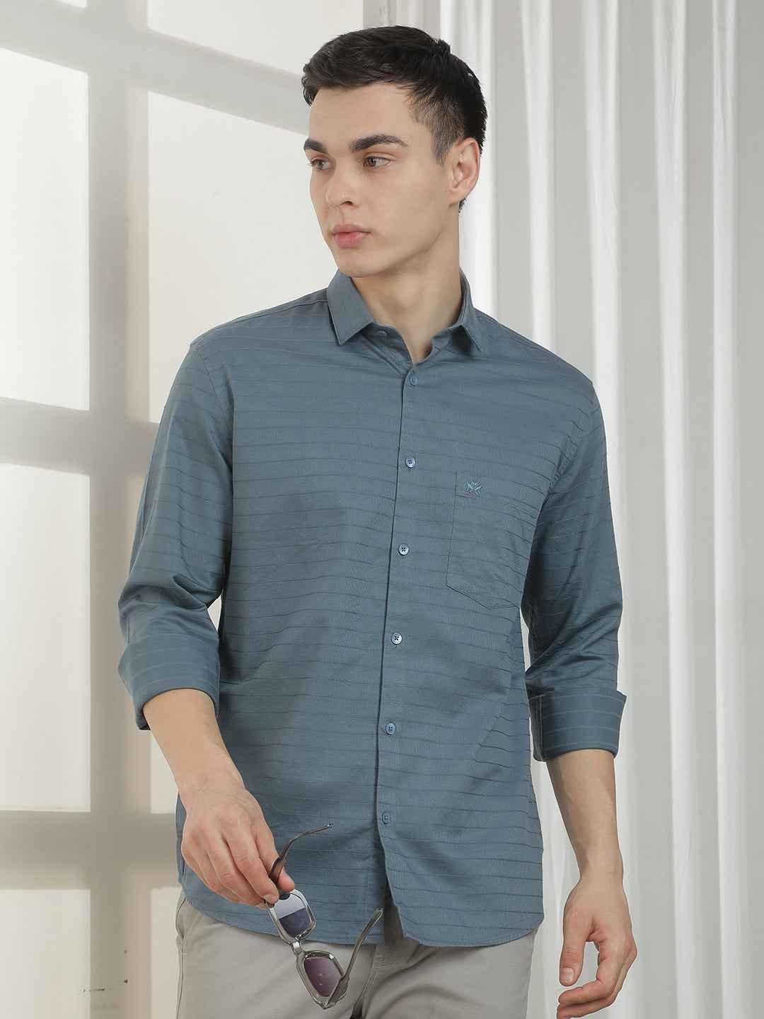 Chic Royal Blue Shirt