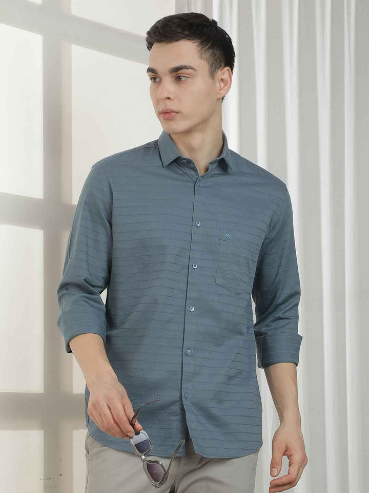 Chic Royal Blue Shirt