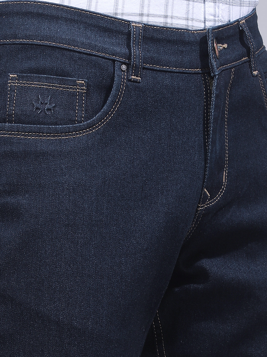 Electric Indigo Blue Jeans