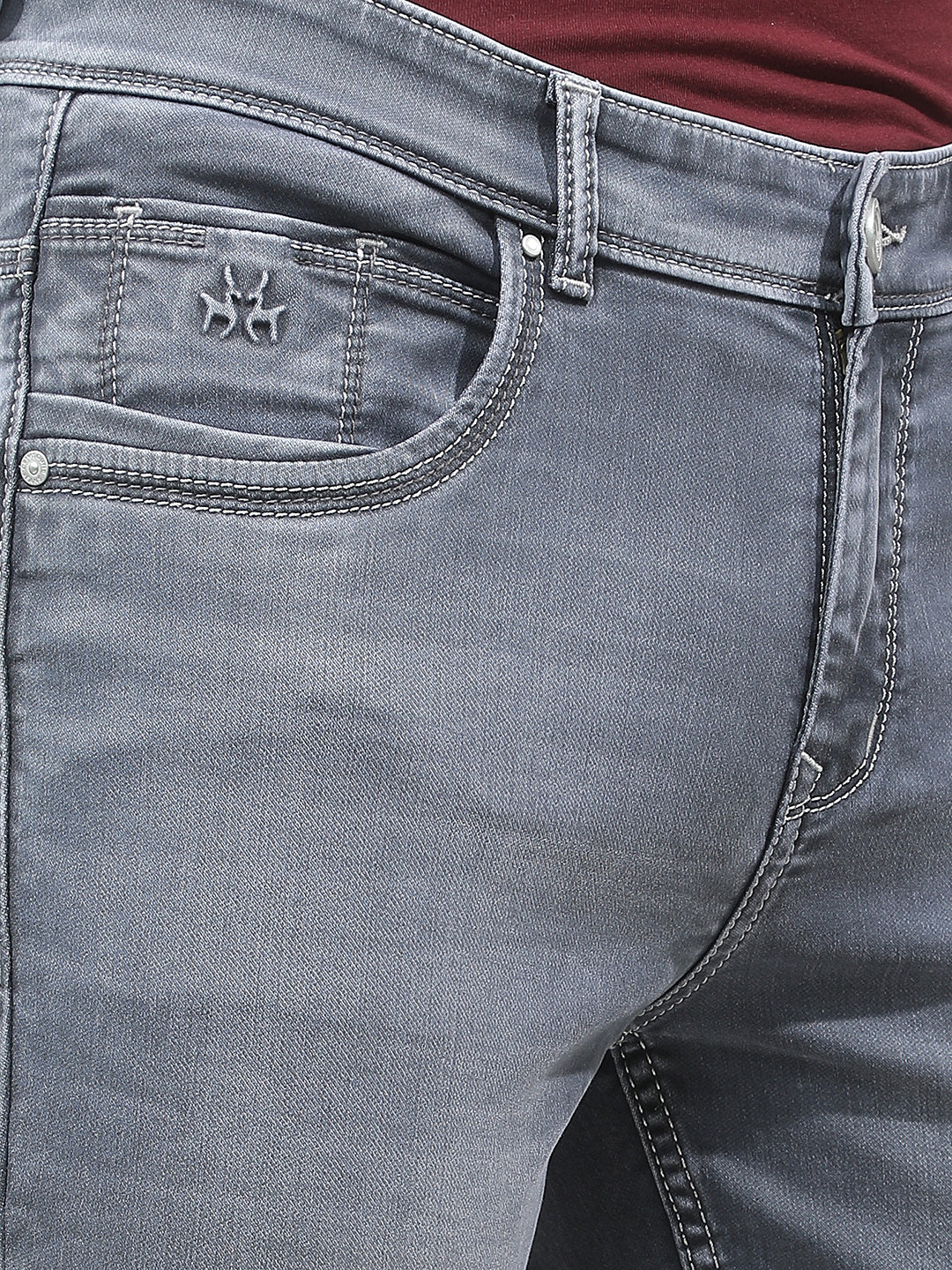 Tailored Heather Grey Jeans