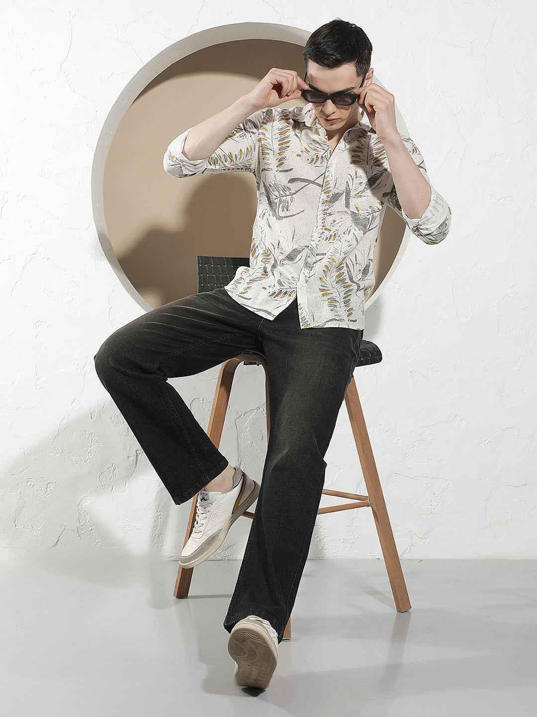 Shadow Black Baggy Jeans