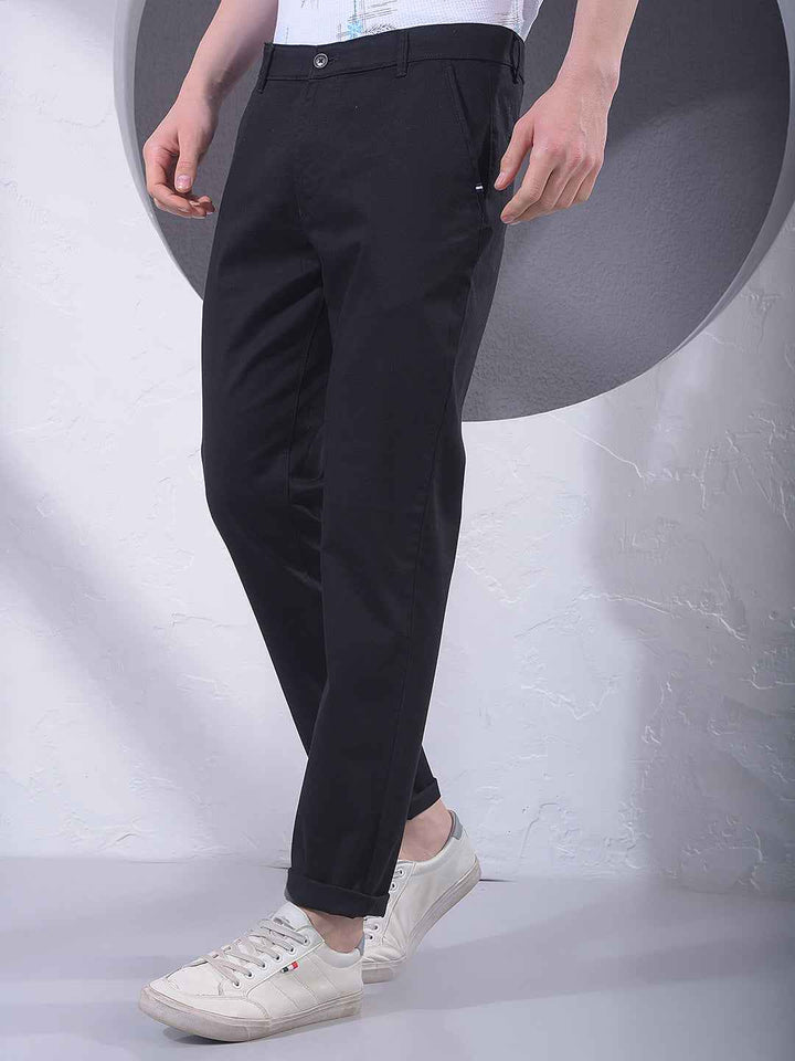 Black Essential Trousers