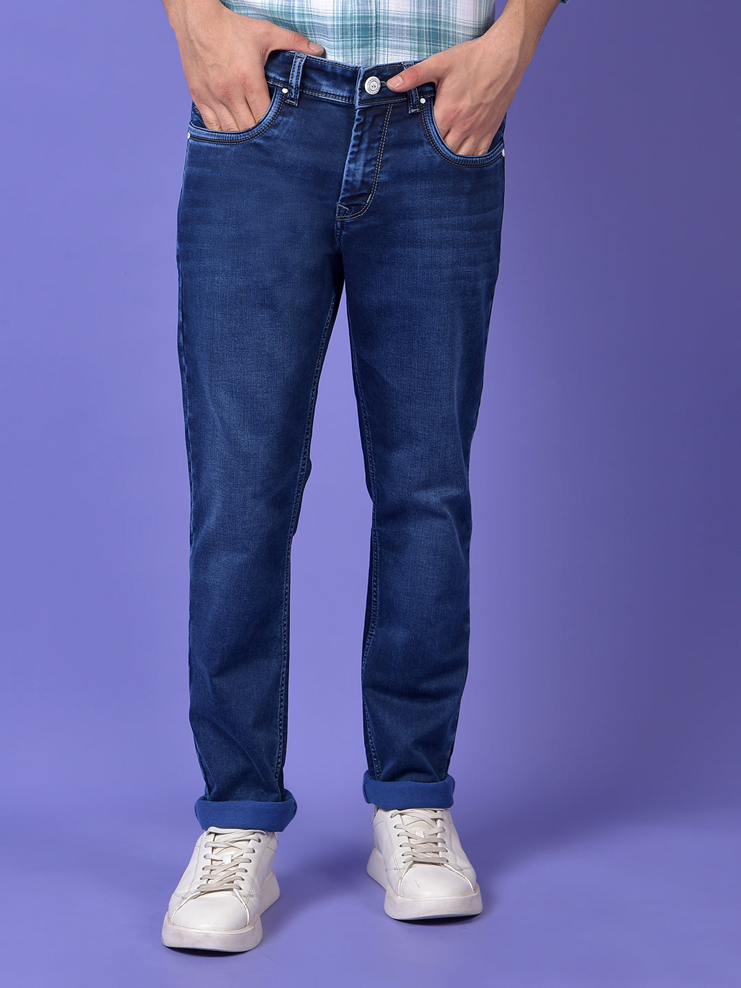 Clean Look Navy blue Jeans