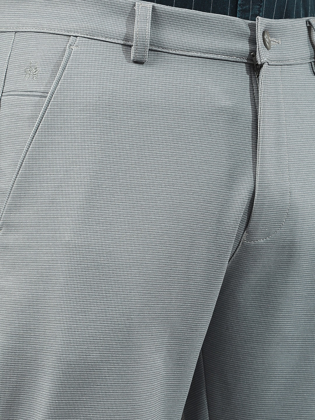 Steel Grey Knitted Trousers