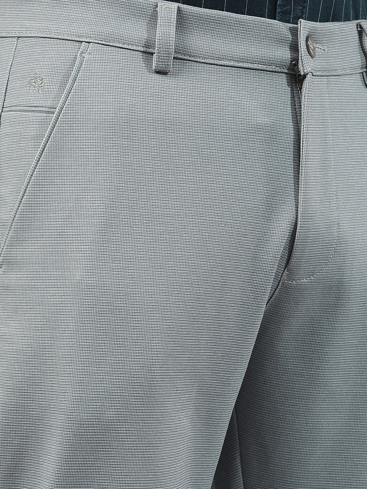 Steel Grey Knitted Trousers