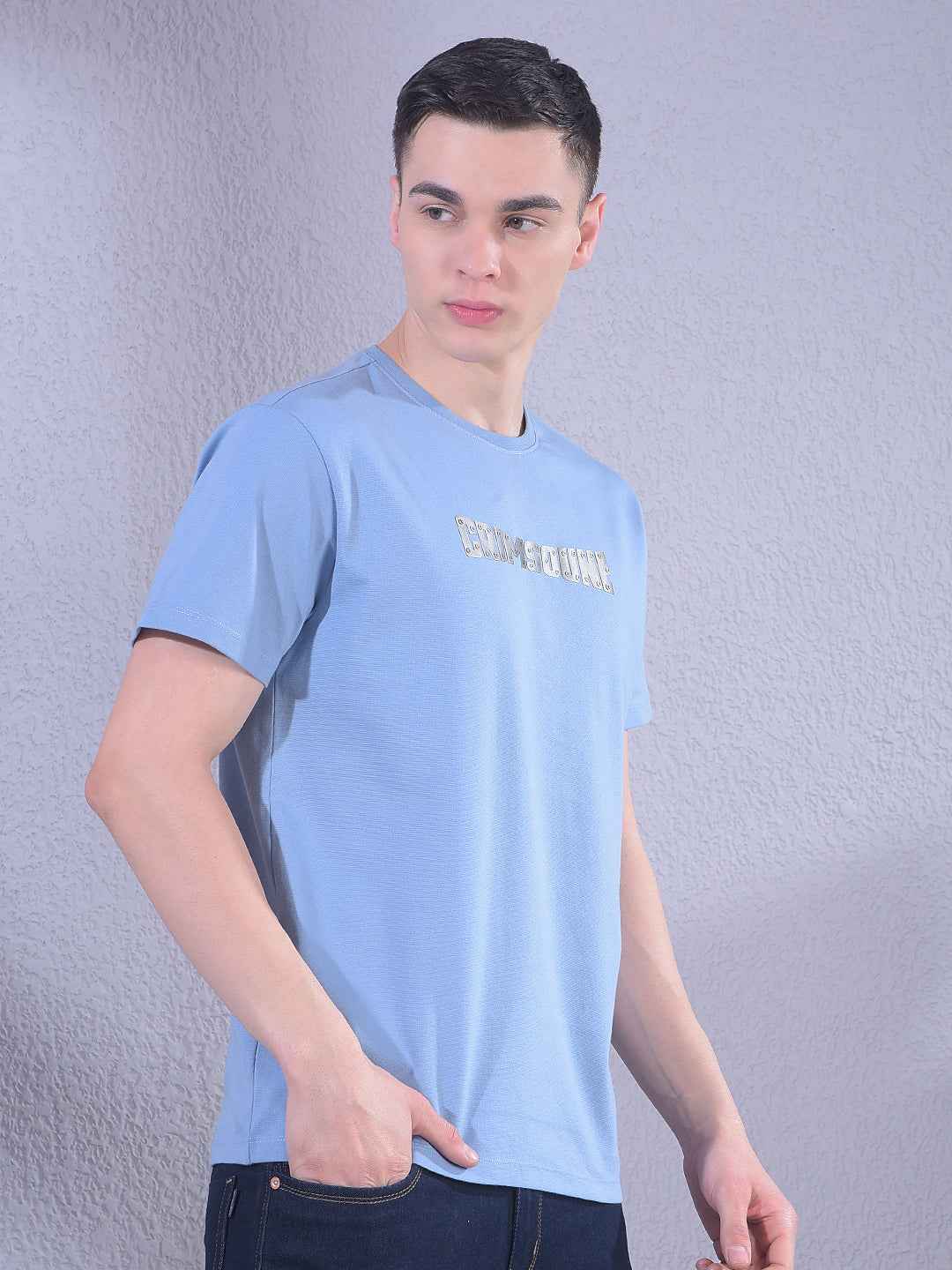 Blue Brand Logo T-Shirt