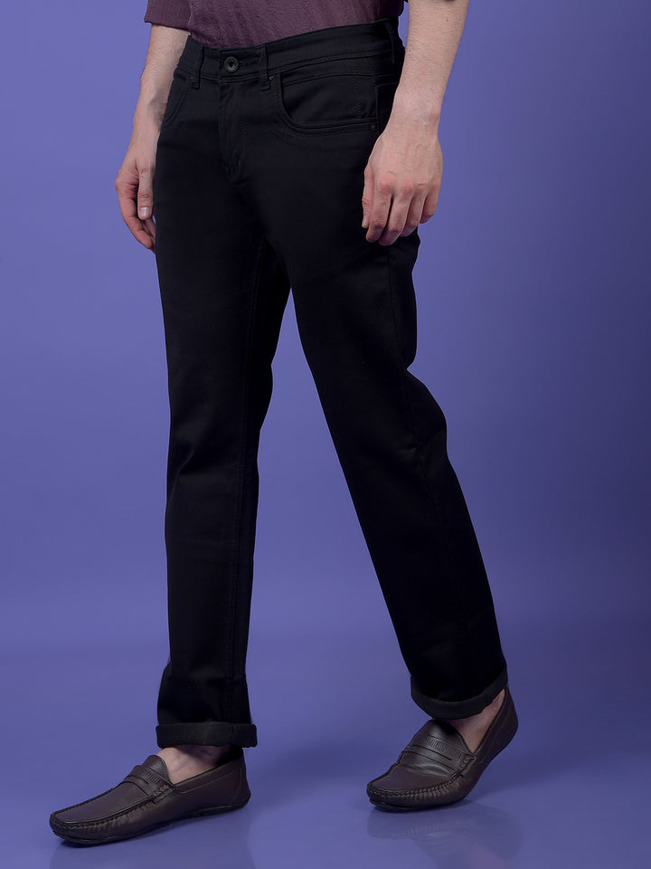 Black Straight Jeans