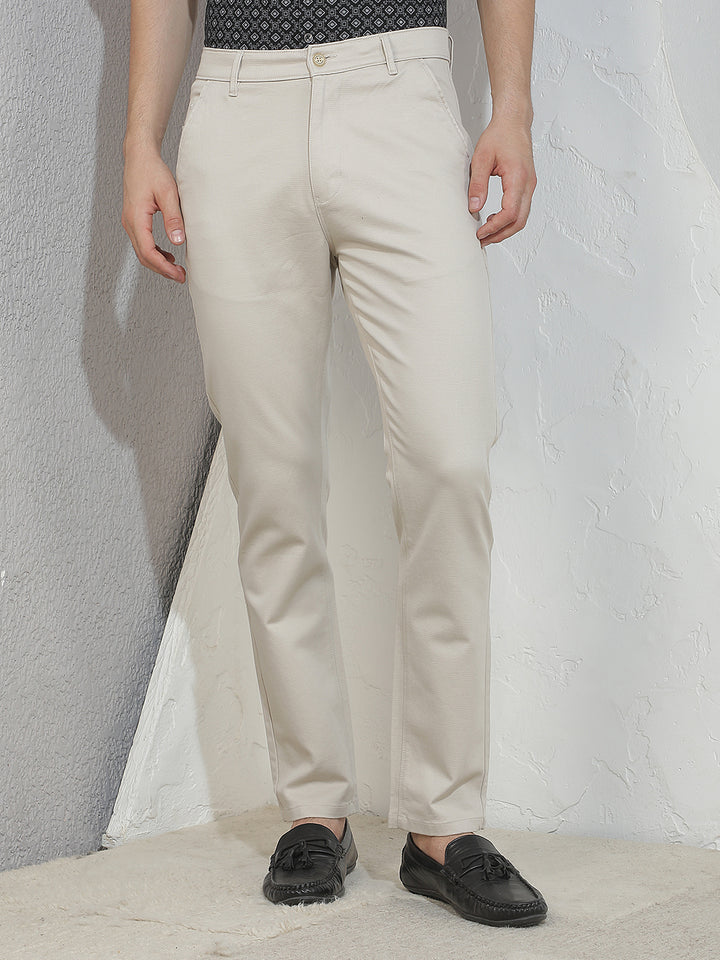 Soft Milk Cream Trousers