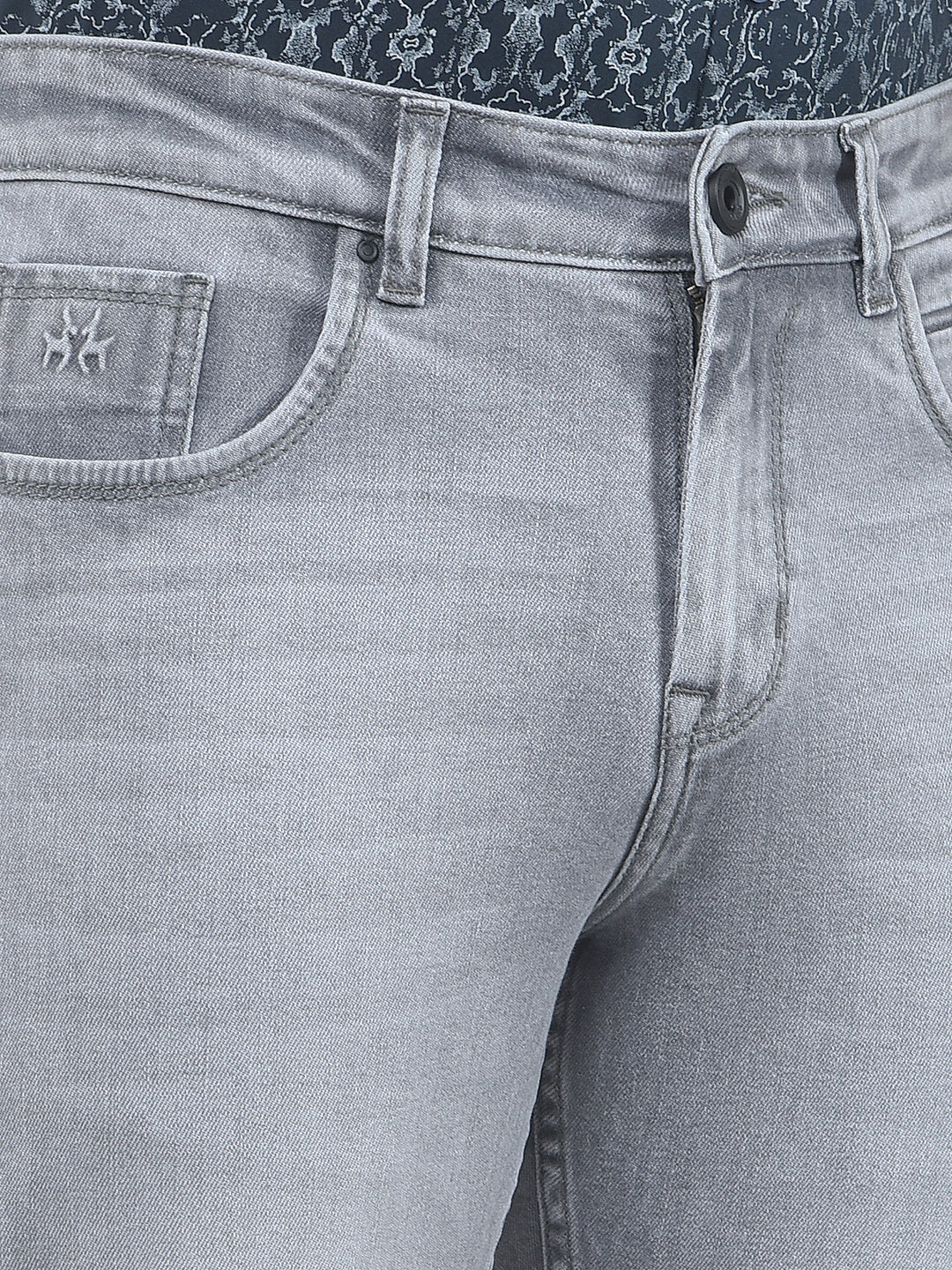 Urban Grey Stretch Straight Jeans