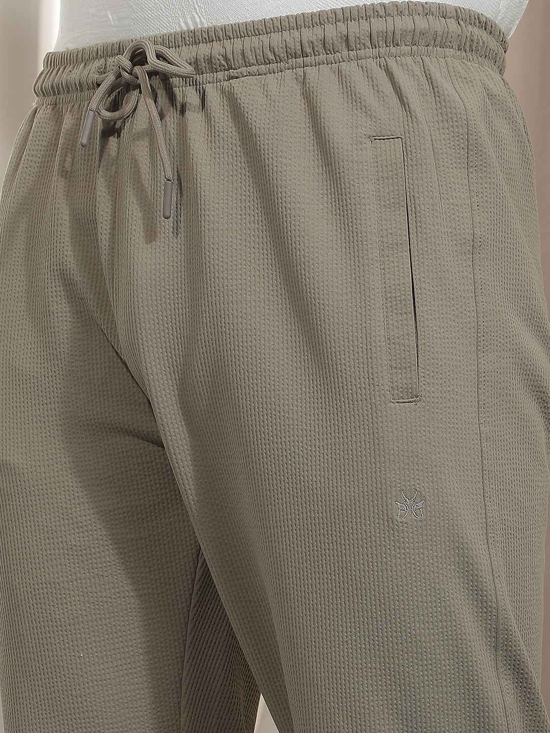 Comfy Beige Athleisure Trackpants