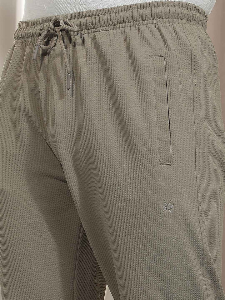 Comfy Beige Athleisure Trackpants
