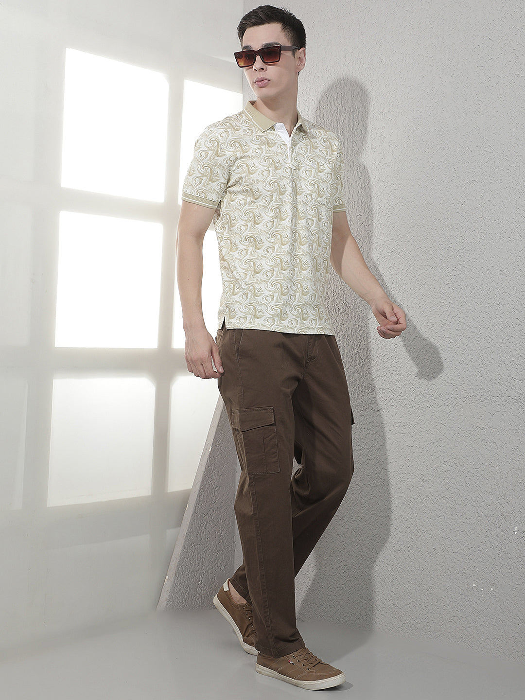 Refined Hazelwood Brown Cargo Trackpants