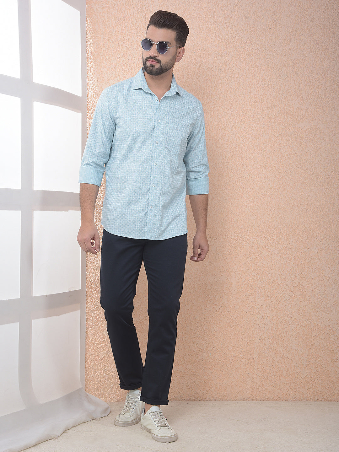Green Breeze Printed Shirt