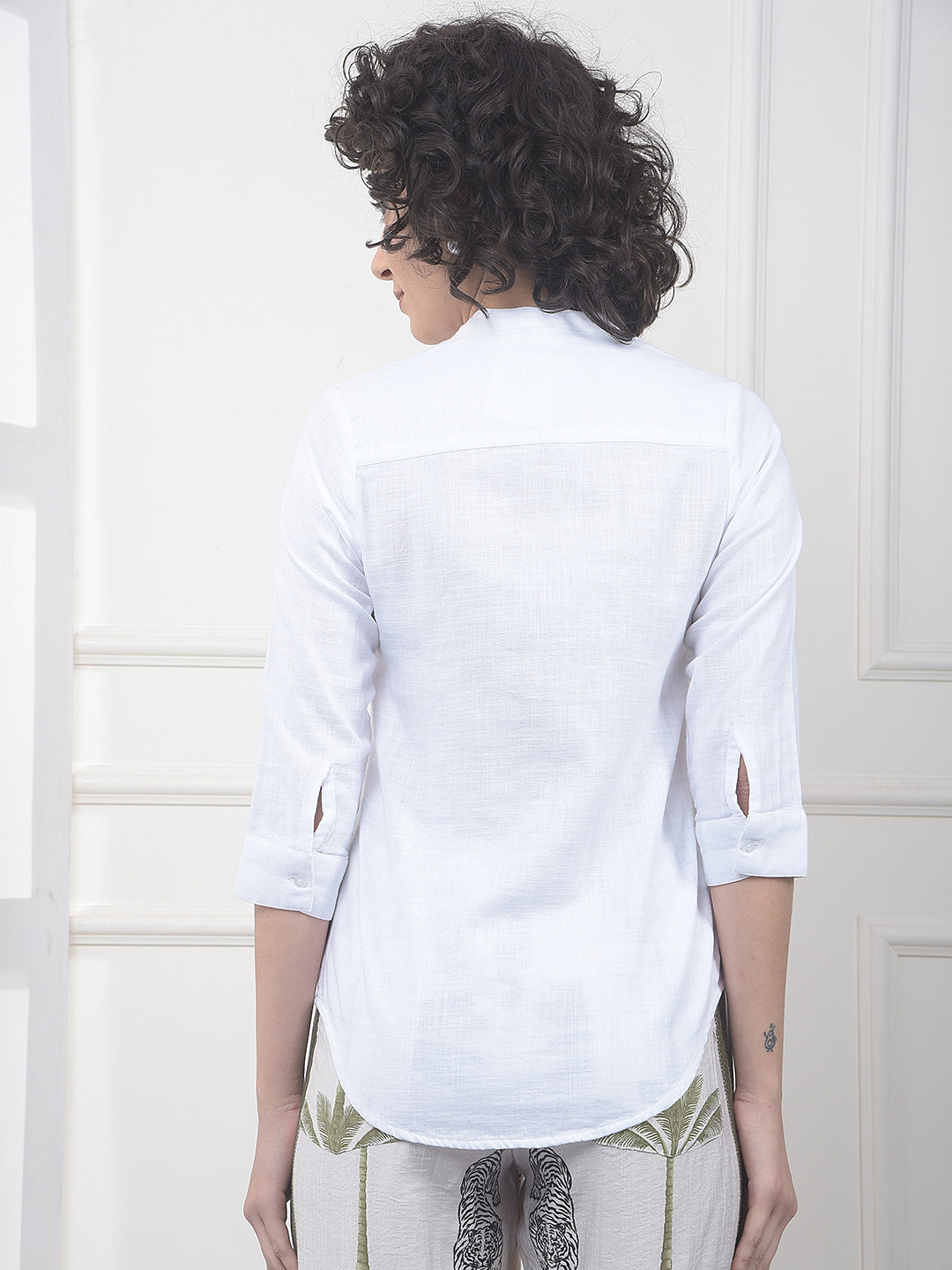 White 100% Cotton Shirt