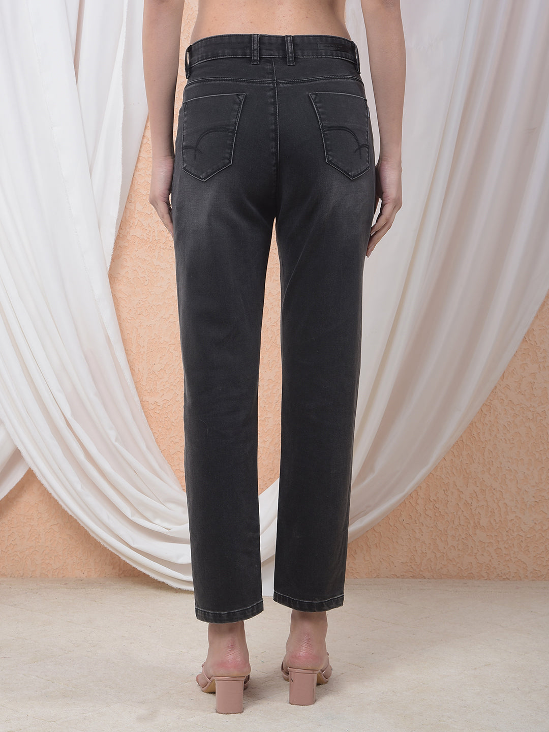 Black Straight Jeans