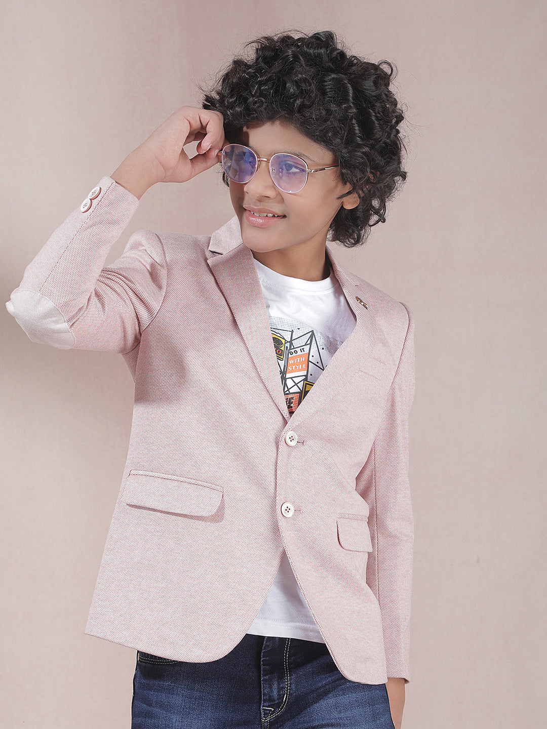 Blush Pink Party Blazer