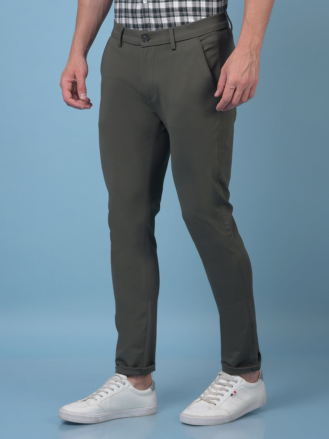 Vivid Olive Trousers