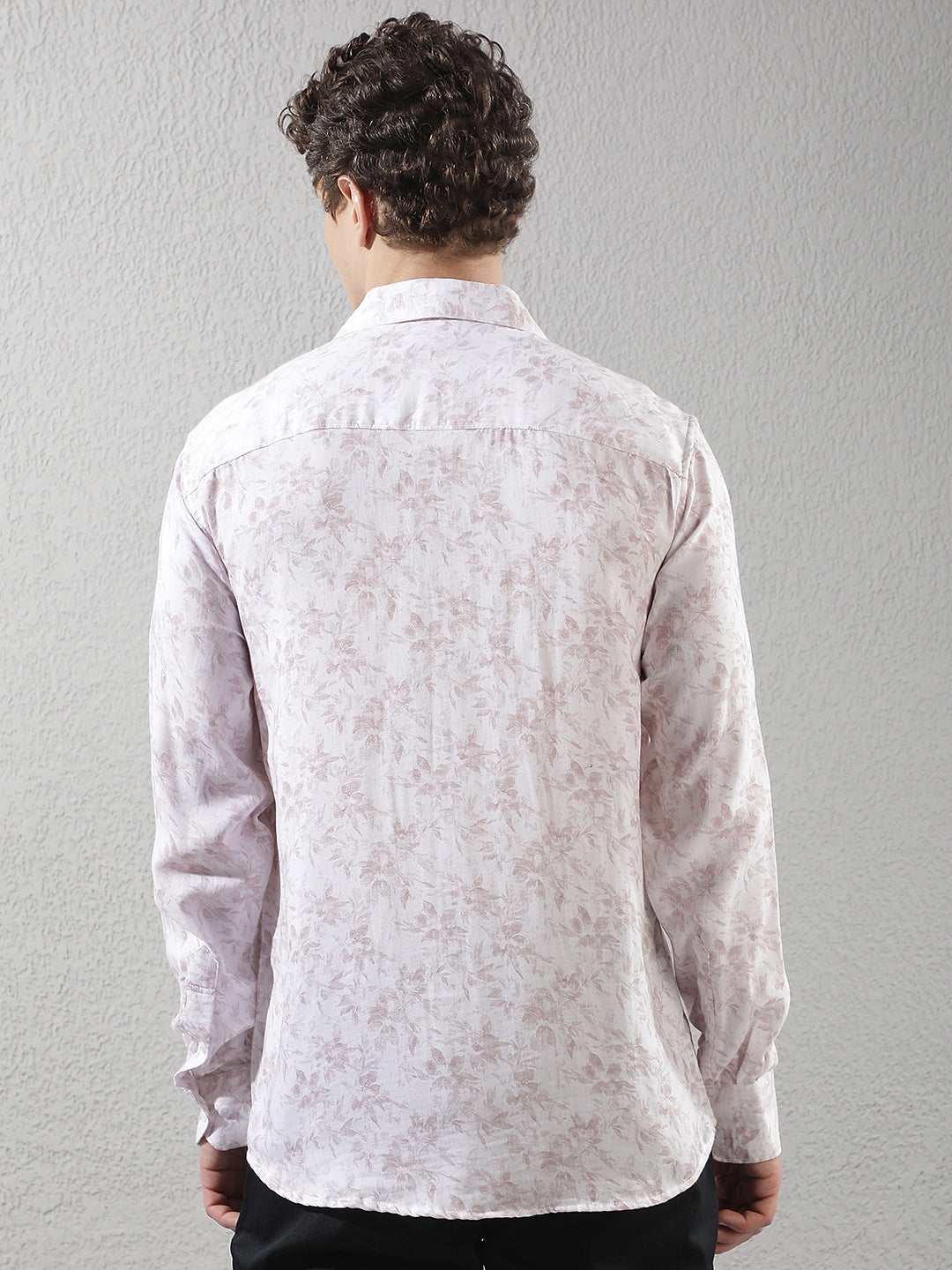 Pink Floral Print Shirt
