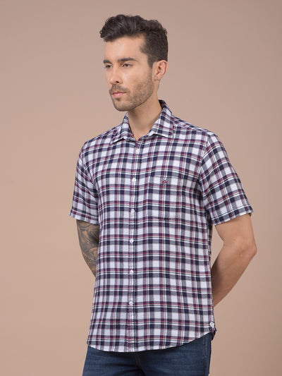 Red Checked 100% Cotton Shirt