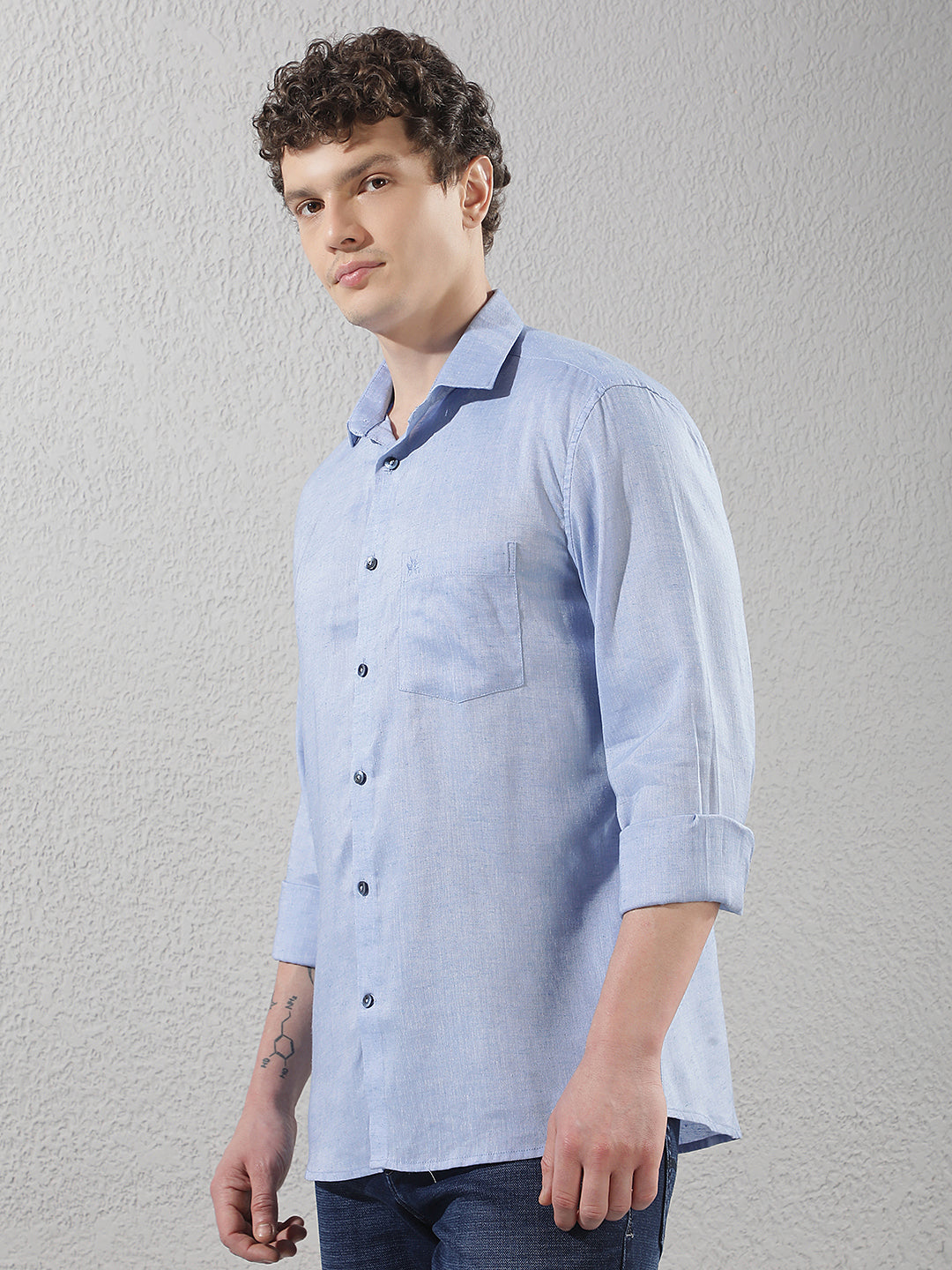 Linen Blue Shirt