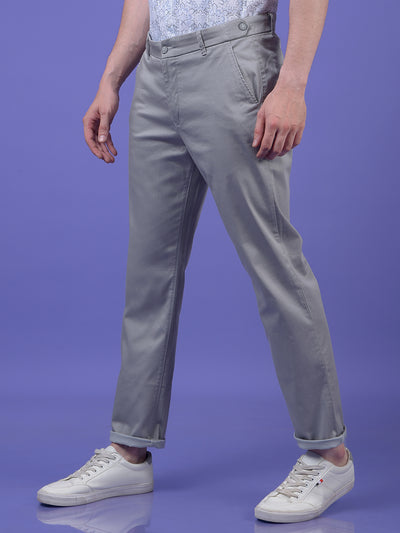 Clean Look Grey Trousers
