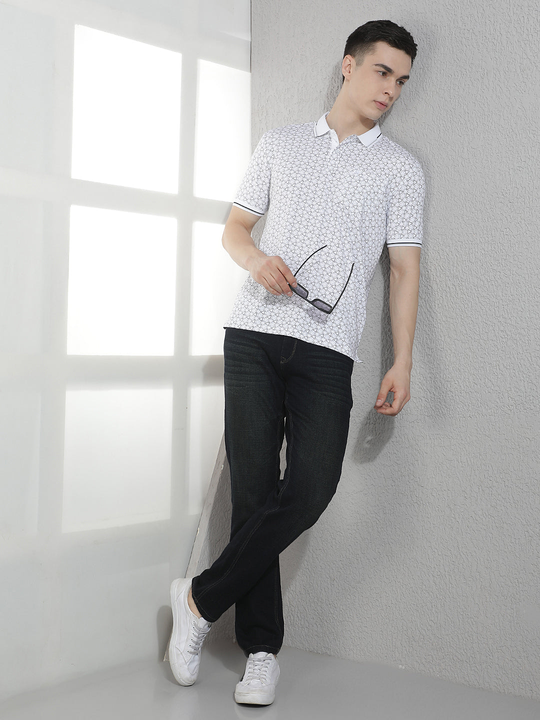 Classic Ink Blue Whisker Jeans