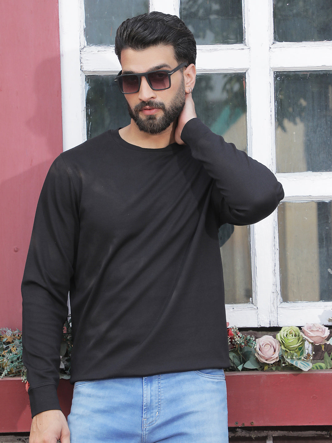 Modern Stealth Black Sweatshirt