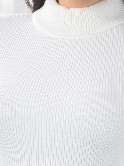 White Turtle Neck Sweater