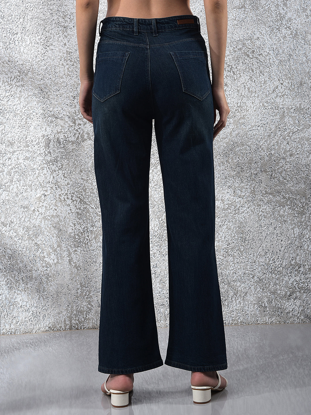 Blue 100% Cotton Baggy Jeans