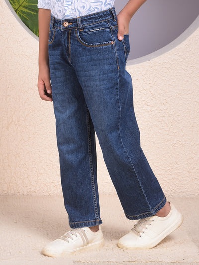 Dapper Blue Dark Wash Baggy Jeans