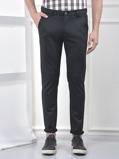 Modern Edge Black Trousers