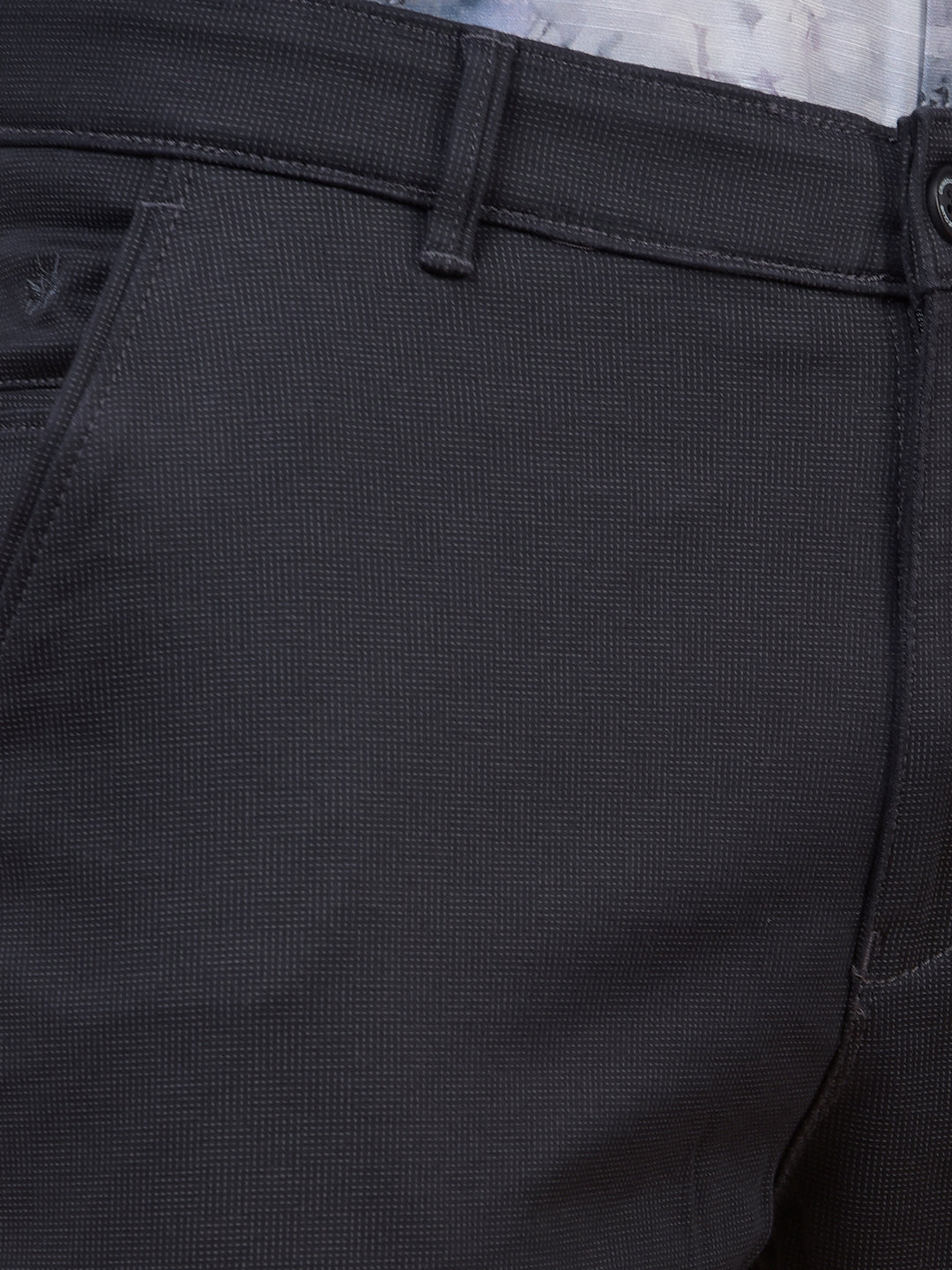 Black Printed Trousers