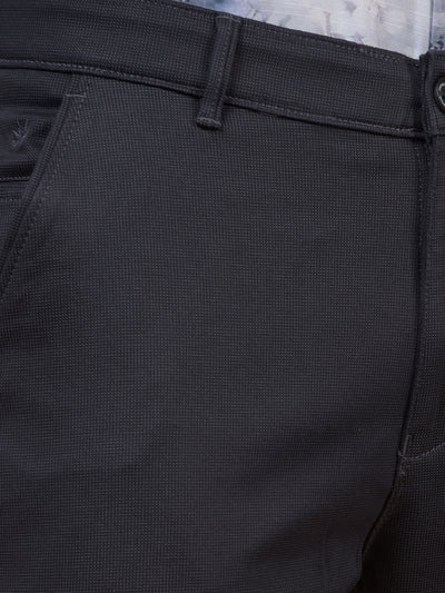 Black Printed Trousers