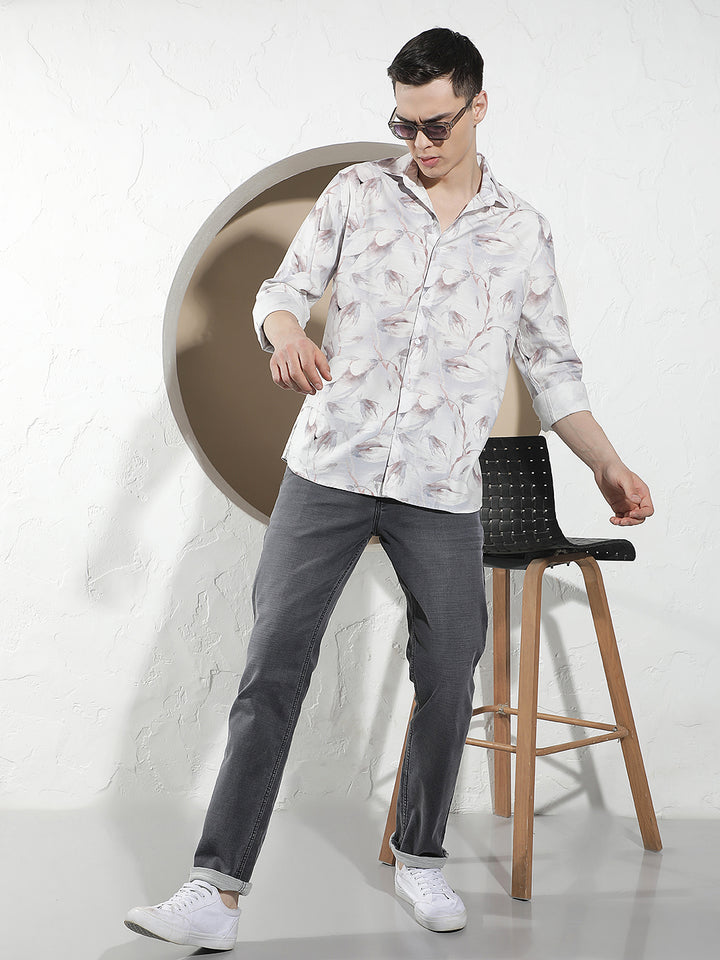 Relaxed Smoke Grey Jeans